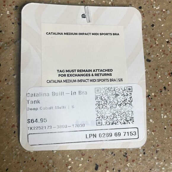 Fabletics Catalina Medium Impact Midi Sports Bra S - Picture 5 of 7